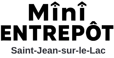 Logo de Mini-Entrepôts Saint-Jean-sur-le-Lac en noir